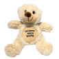 Nalle Världens bästa älskling Beige 20 cm