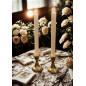 Ljusstake Metall Guld 8 cm