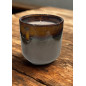 Ljus Keramik Brunt 9 cm