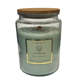 Doftljus Black Snakemod Wooden Wick