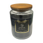 Doftljus Black Snakemod Wooden Wick