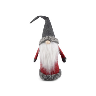 Tomte Filt röd/grå 60 cm