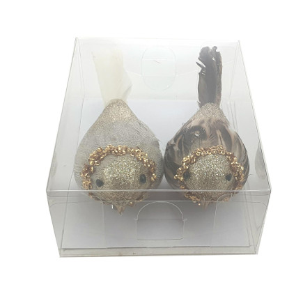 Gråsparv 2-pack guld