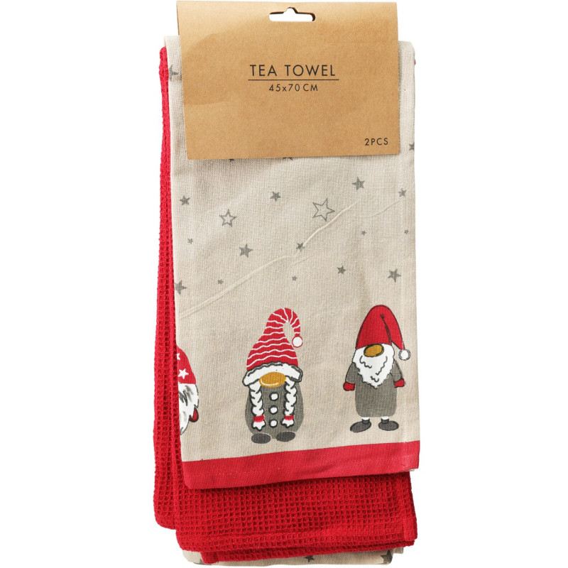 Kökshandduk Jul Julhandduk 45x70 cm 2-pack