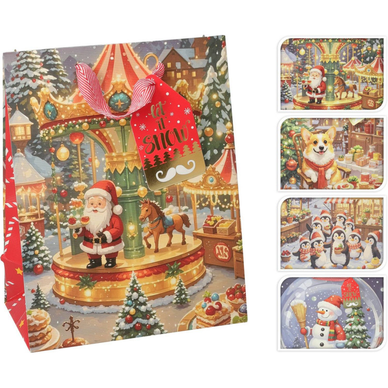 Julpåse Presentpåse Jul 4-pack Julpåse Presentpåse Jul 4-pack