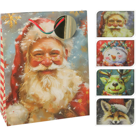 Presentpåse Julpåse Jul 4-pack