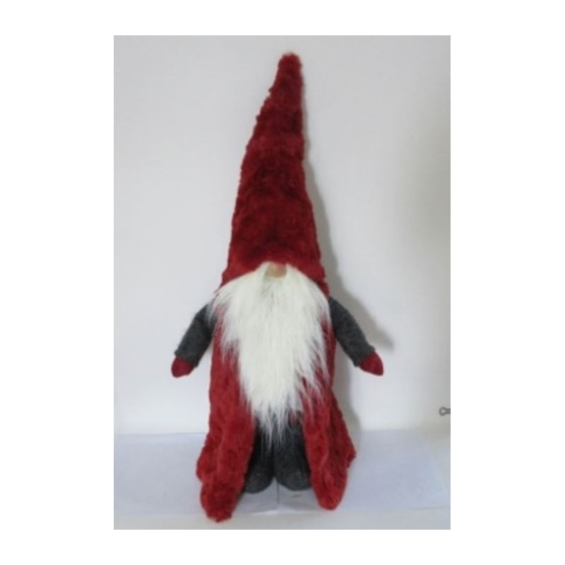 Tomte Textil Röd/Grå 64 cm