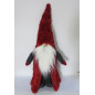 Tomte Textil Röd/Grå 64 cm