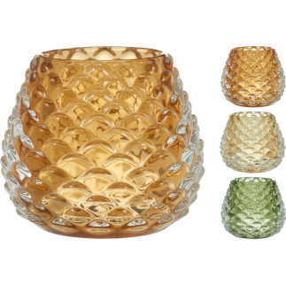 Ljuskopp Glas Grön 8,5 cm