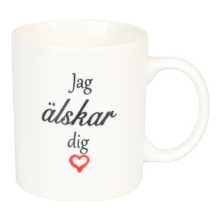 Mugg Jag älskar dig