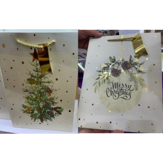 Presentpåse Jul Vin Glögg 2-pack 35x12 cm