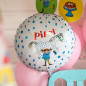 Ballong Pippi Långstrump Rund Folie Ballong Pippi Långstrump Rund Folie