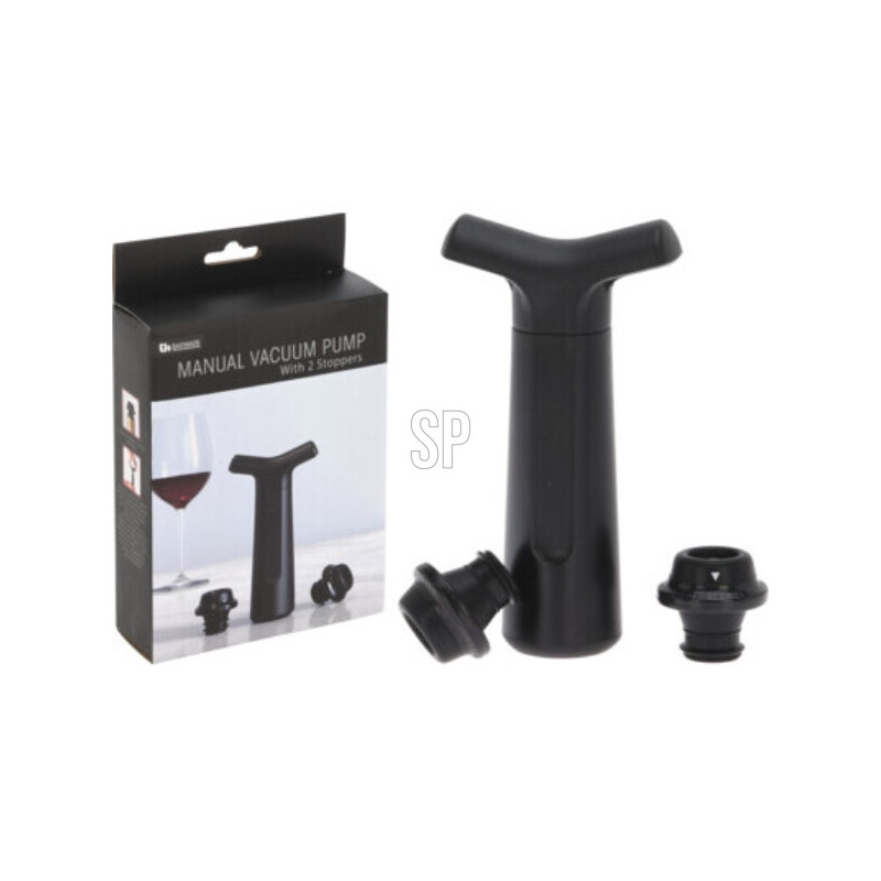 Vakuum Pump Vin Vinlagring Förvaring 2 korkar