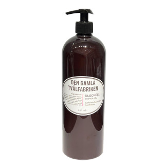 Duschgel med pumpflaska Ros/Rabarber 1000 ml