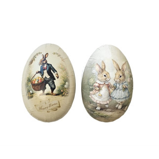 Påskägg 12 cm Papp