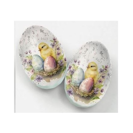 Påskägg Kycklingar 15 cm Papp