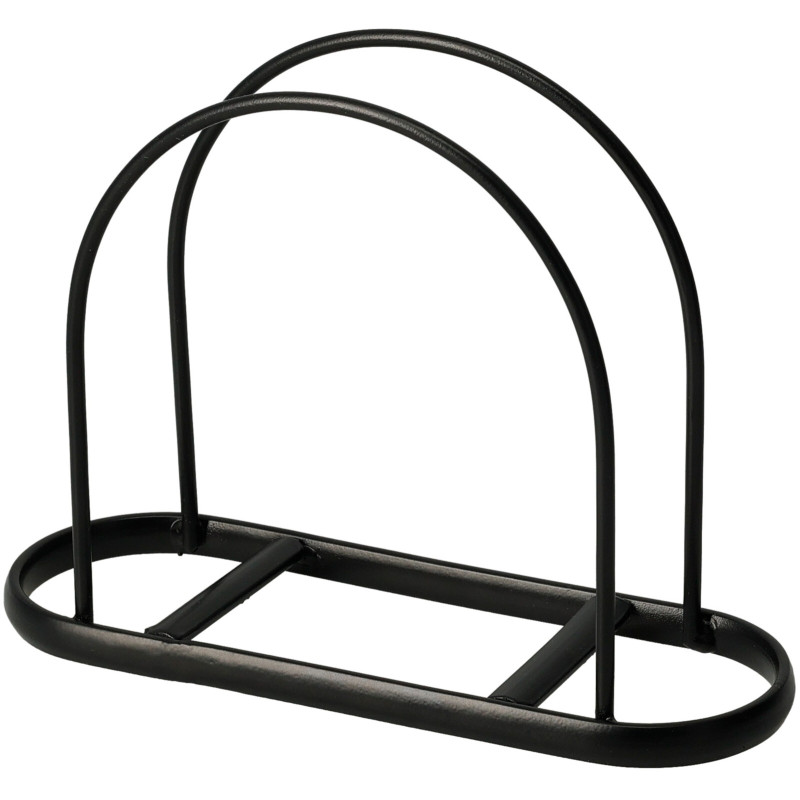 Servettställ Servetthållare Svart Metall Båge