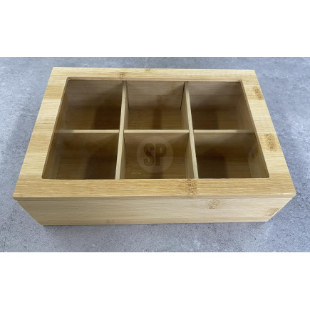 Teburk Tebox Trälåda Natur 24 cm