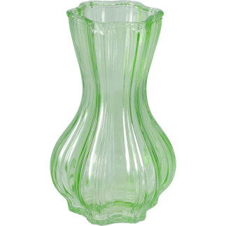 Vas Grön Glas 20 cm