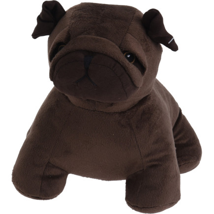 Dörrstopp Dekoration Bulldog Svartbrun