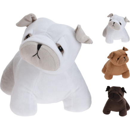 Dörrstopp Dekoration Bulldog Svartbrun