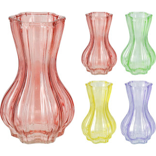 Vas Grön Glas 20 cm