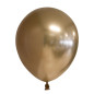 Ballong Blank Guld Spegelballong 6-pack 30 cm Latex