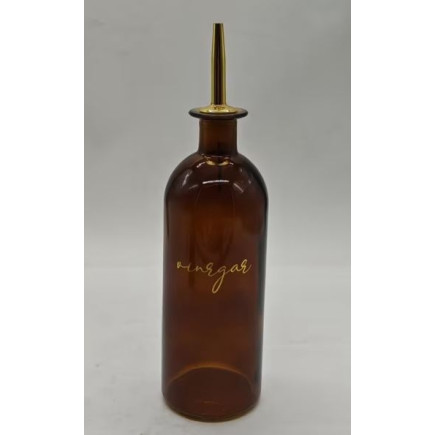 Flaska Glas Vinäger Pipkork Brun 500 ml