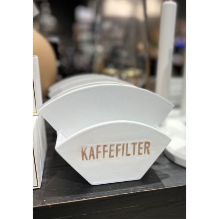 Kaffefilter hållare Vit Trä