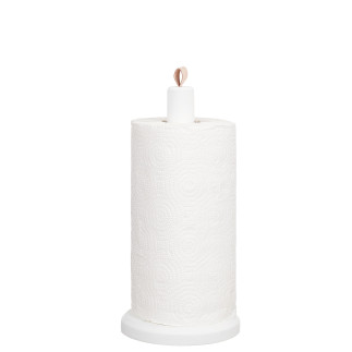 Hushållsrullehållare Vit Trä