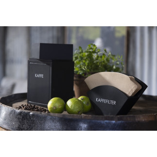 Kaffefilter hållare Svart Trä 