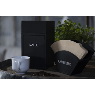 Kaffefilter hållare Svart Trä 