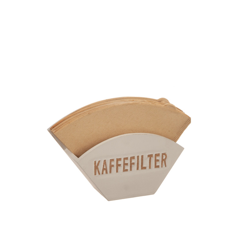 Kaffefilter hållare Sandfärgad Trä 