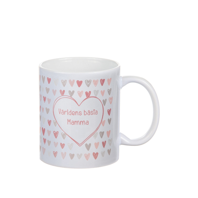 Mugg Världens Bästa Mamma Keramik 10 cm