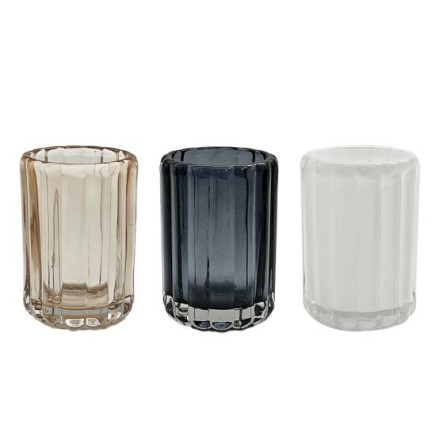 Ljushållare Glas Vit 12 cm