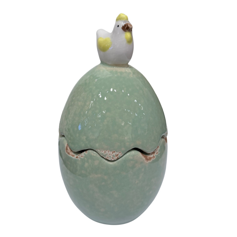 Påskägg Godisskål Grön Porslin 14 cm Påskägg Godisskål Grön Porslin 14 cm