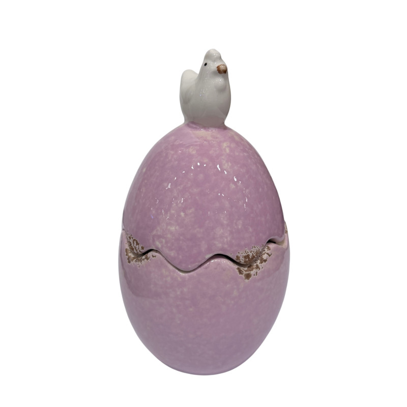 Påskägg Godisskål Rosa Porslin 14 cm Påskägg Godisskål Rosa Porslin 14 cm