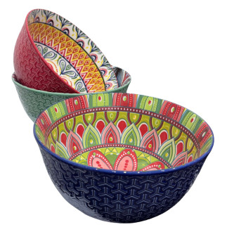 Skål Mönstrad 21 cm