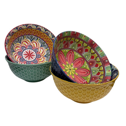 Skål Mönstrad 16 cm