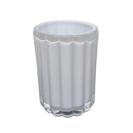 Ljushållare Glas Vit 12 cm