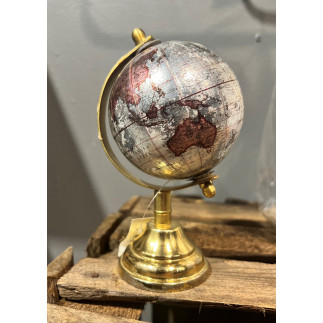 Jordglob 8 cm Brun