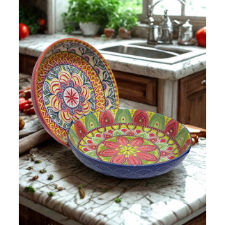 Skål Mönstrad 22 cm