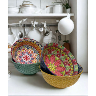 Skål Mönstrad 16 cm