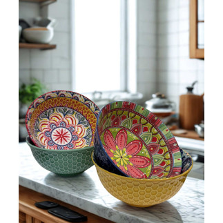 Skål Mönstrad 16 cm