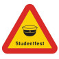Skylt Student Fest 40 cm Skylt Student Fest 40 cm