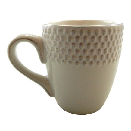 Mugg Vit Keramik 4-pack