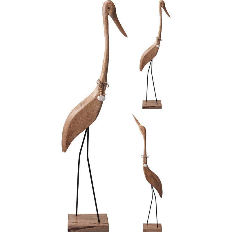 Fågel Dekoration Trä 93 cm