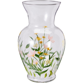 Vas Blommor Glas 27 cm