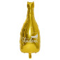 Ballong Student Flaska Guld Folie
