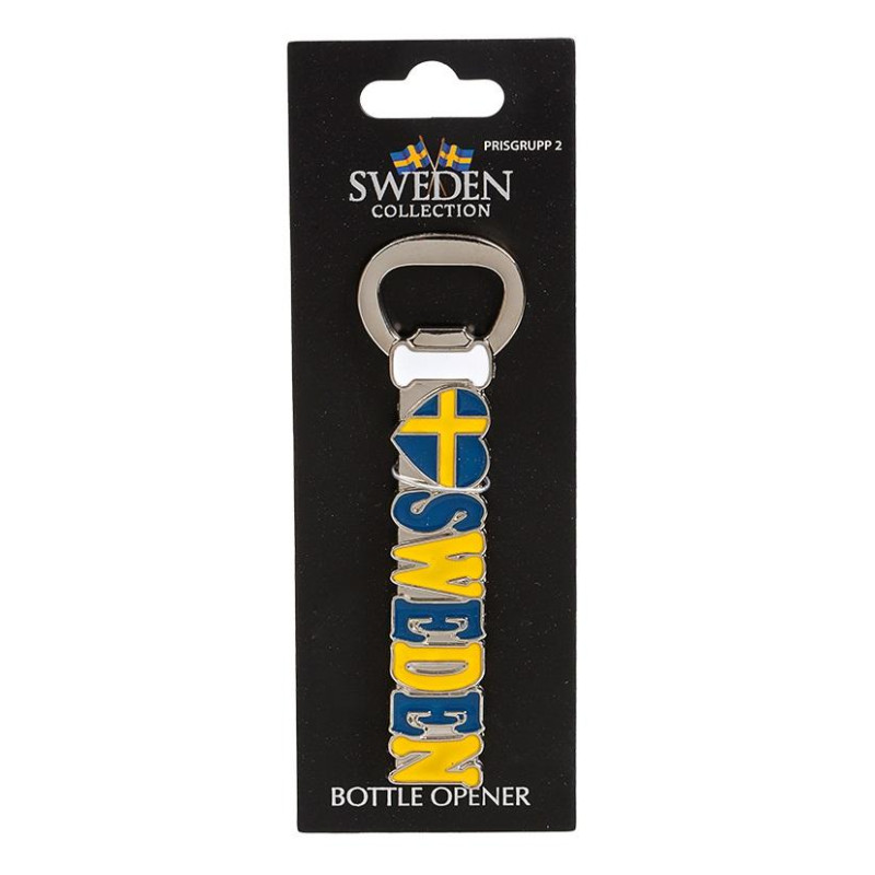 Magnet Souvenir Kapsylöppnare I Love Sweden